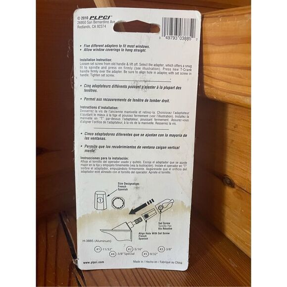 Prime Line 2 Pack Casement Window Universal T Crank Window Handle H38885 - Picture 2 of 2